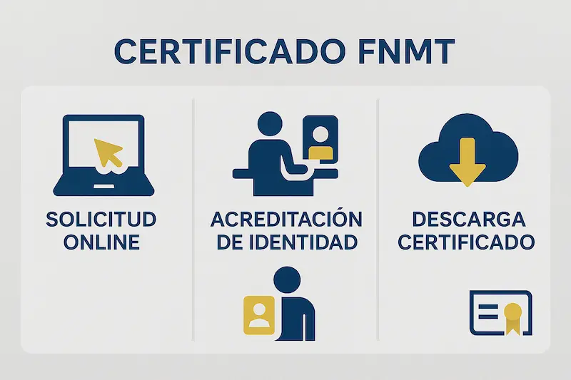 Firma digital: qué es y para qué sirve en la facturación electrónica (Guía 2025) 7 Pasos para obtener el certificado digital de la FNMT.