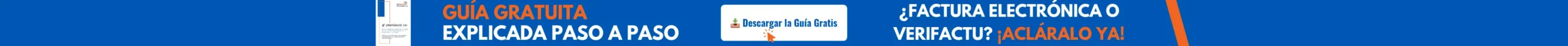 Banner lead magnet guía factura electrónica y verifactu - 3840x112