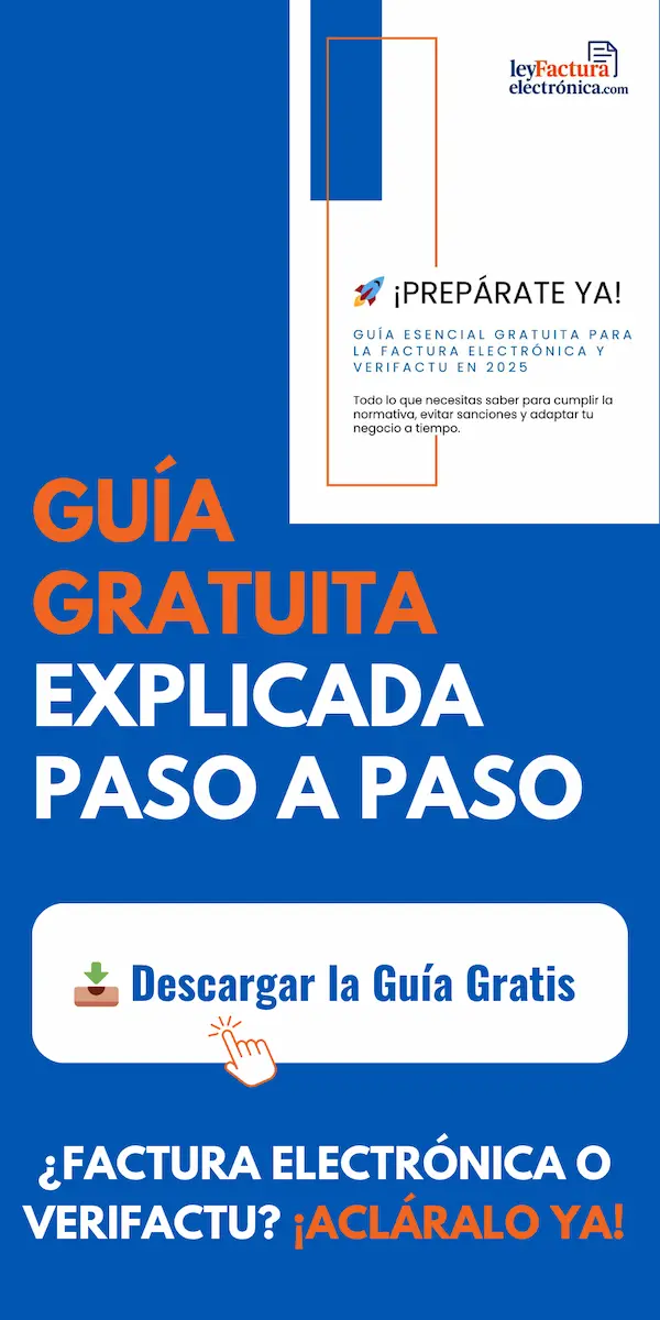 Banner lead magnet guía facturación electrónica y verifactu - vertical - 600x1200