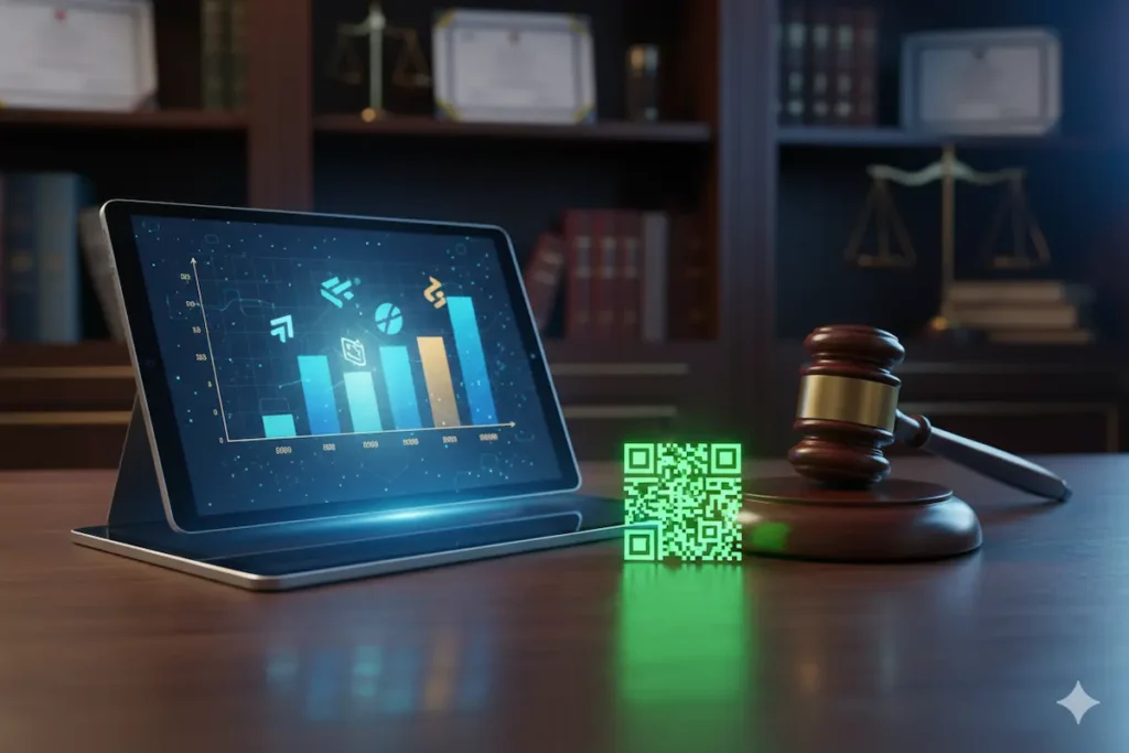 7 Mejores Programas VeriFactu para Abogados (Top 2025) ⚖️ 3 Mejores programas verifactu abogados. Gráfico comparativo de software de facturación para abogados con sellos de cumplimiento VeriFactu.